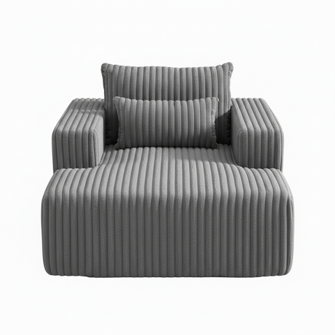 Armoire 1 Seater Couch | Grey