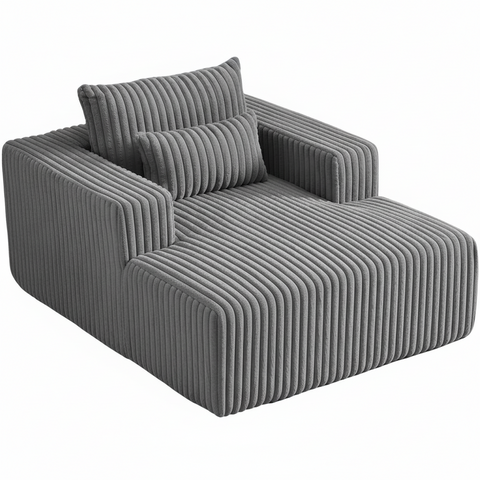 Armoire 1 Seater Couch | Grey