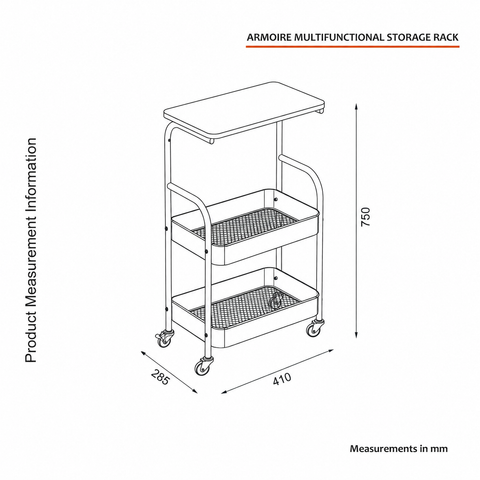 Armoire Multifunctional Storage Rack | Assorted Colours